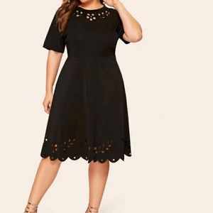 NEW Plus Elegant Little Black Dress